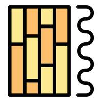Underfloor heating system providing warmth and comfort vector