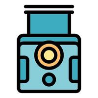 Vintage photo camera capturing memories with style and elegance vector