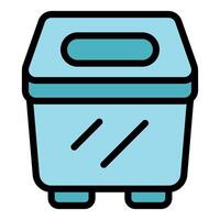 Modern portable air cooler refreshing living spaces vector