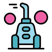 Spaceship flying to explore planets in galaxy, cartoon rocket launching into space vector