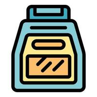 Retro game cartridge inserting into console icon representing gaming nostalgia vector