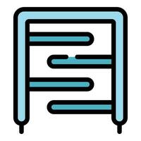 Abacus representing calculating, counting, and mathematical concepts vector