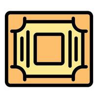 Cpu chip representing computing power and modern technology vector