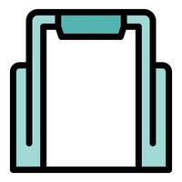Secure entry point, metal detector gate ensuring safety and security vector