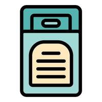 Portable pocket translator device converting text for communication vector