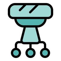 Baby walker supporting infant first steps and mobility vector