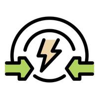 Renewable energy exchange and sustainable power distribution system vector