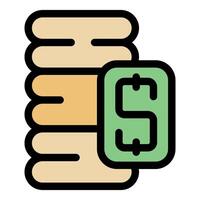 Stack of credit cards representing spending and saving money vector