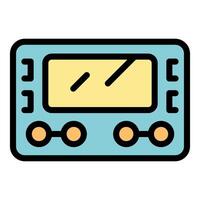 Pocket game console portable gaming entertainment device vector