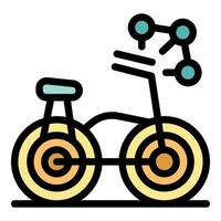 Smart bicycle sharing system with gps tracking technology vector