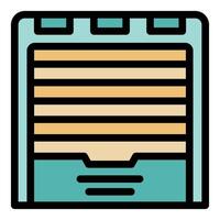 Saving important files using modern memory card storage device vector