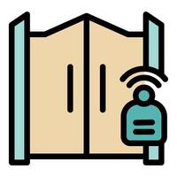 Smart gate opening with remote control access system vector