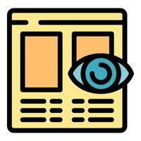 Observing website content, monitoring online information and user behavior vector