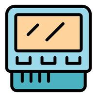 Portable game console representing entertainment and gaming culture vector