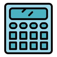 Calculator icon computing calculating mathematics accounting finance budget vector