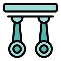 Car engine pistons moving up and down under engine block vector