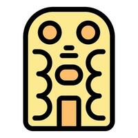 Ancient egyptian building representing culture and history vector