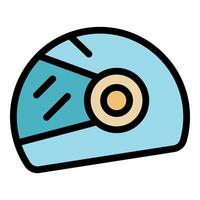 Modern data storage depicted by compact disc icon, representing digital information and technology vector