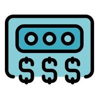 Cassette tape generating money, retro audio and financial success vector