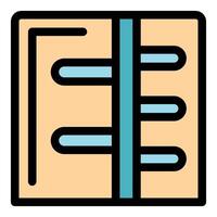 Refrigerator keeping food fresh and cold with organized shelves for efficient storage vector