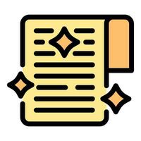 Content is shining, showing content creation process vector