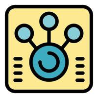 Software development representing innovative technology and data analysis vector