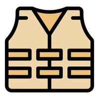 Safety vest ensuring protection and visibility during emergency situations vector