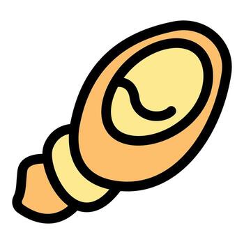 Larva of clothes moth feeding on fabric creating damage vector