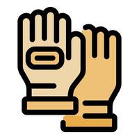 Protective gloves ensuring workplace safety and hygiene vector