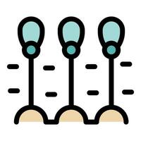 Tuning knobs adjusting sound parameters on mixing console vector