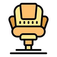 Comfortable modern office chair promoting productivity and ergonomics vector