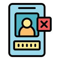 User profile access is denied because of wrong password vector