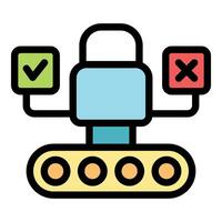 Padlock managing data processing with positive and negative feedback vector