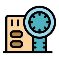Smart parcel tracking system monitoring delivery time and location vector