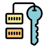 Hotel key with keycard access for secure entry vector