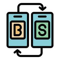 B2s model depicting business to sales communication strategy vector