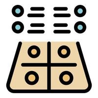 Induction cooker panel with four burners and controls displaying cooking settings vector