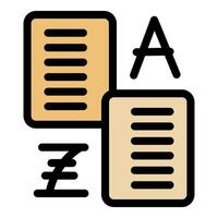 Content writing, editing, and proofreading process for documents vector