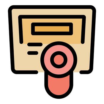 intercomunicador sistema con monitor y altavoz para comunicación vector