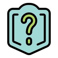 Question mark symbol displaying confusion and uncertainty vector