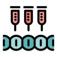 Genetic engineering modifying dna structure with innovative injection technology vector