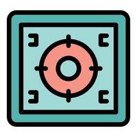 Targeting marketing strategy with focus on specific customer segment vector