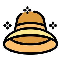 Pith helmet protecting from sunstroke during safari adventure vector