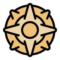 Fantasy navigation compass guiding through magical adventures and quests vector