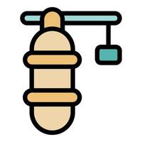 Grabber machine picking up toy at arcade or carnival game vector
