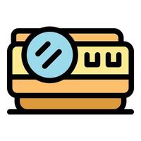 Secure credit card with contactless payment technology ensuring safe transactions vector