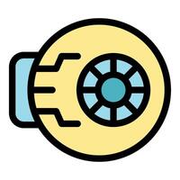 Turbocharger boosting engine performance with enhanced airflow vector