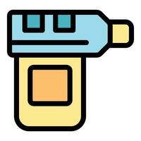 Pocket lighter producing a controlled flame for various applications vector