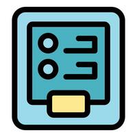 Interactive digital checklist enhancing productivity and organization vector