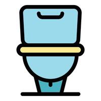 Bio toilet icon showing modern composting methods for eco friendly waste management vector